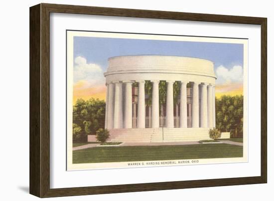 Harding Memorial, Marion, Ohio-null-Framed Art Print