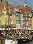 Busy Restaurant Area, Nyhavn, Copenhagen, Denmark, Scandinavia, Europe-Harding Robert-Photographic Print