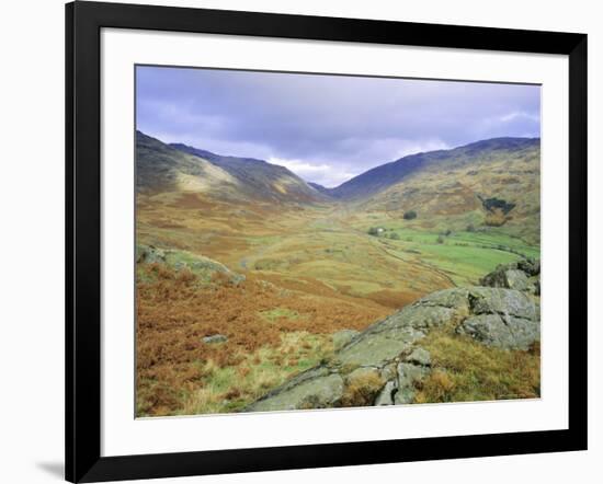 Hardknott Pass, Lake District National Park, Cumbria, England, UK-Roy Rainford-Framed Photographic Print