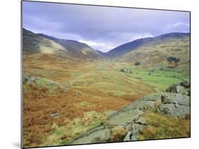 Hardknott Pass, Lake District National Park, Cumbria, England, UK-Roy Rainford-Mounted Photographic Print