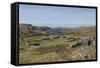 Hardknott Roman Fort Interior Looking West Along the Eskdale Valley to the Solway Firth-James Emmerson-Framed Stretched Canvas