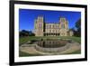 Hardwick Hall, Near Chesterfield, Reflected in Pond under a Clear Blue Sky, Derbyshire, England, UK-Eleanor Scriven-Framed Photographic Print