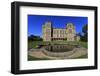 Hardwick Hall, Near Chesterfield, Reflected in Pond under a Clear Blue Sky, Derbyshire, England, UK-Eleanor Scriven-Framed Photographic Print