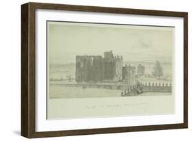 Hardwick Old Hall, 1828-William Henry Hunt-Framed Giclee Print