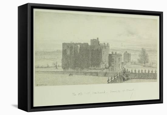 Hardwick Old Hall, 1828-William Henry Hunt-Framed Stretched Canvas