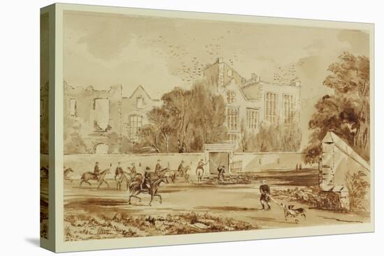 Hardwick Old Hall-William Henry Hunt-Stretched Canvas