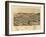 Hardwick, Vermont - Panoramic Map-Lantern Press-Framed Art Print