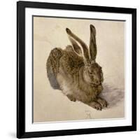 Hare, 1502-Albrecht Dürer-Framed Giclee Print