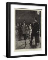 Hare and Hounds in the Streets of London-null-Framed Giclee Print