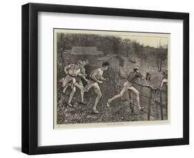 Hare and Hounds-null-Framed Premium Giclee Print