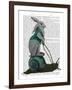 Hare and Snail-Fab Funky-Framed Art Print