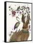 Hare Birdkeeper and Heron-null-Framed Stretched Canvas