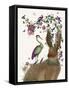 Hare Birdkeeper and Heron-null-Framed Stretched Canvas