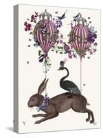 Hare Birdkeeper, Hot Air Balloon-null-Stretched Canvas