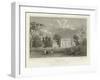 Hare Hall, Near Romford, Essex, Seat of J Western, Esquire-William Henry Bartlett-Framed Giclee Print