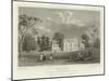 Hare Hall, Near Romford, Essex, Seat of J Western, Esquire-William Henry Bartlett-Mounted Giclee Print