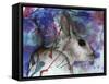 Hare Head-Wolf Heart Illustrations-Framed Stretched Canvas