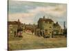 Hare Hill Road Corner, Littleborough, Lancashire, 1902-J. Hollinrake-Stretched Canvas