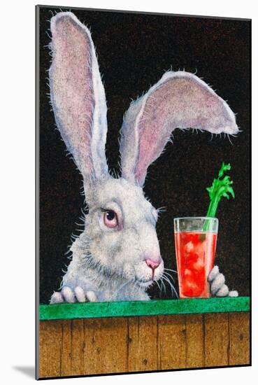 Hare of the Dog-Will Bullas-Mounted Giclee Print