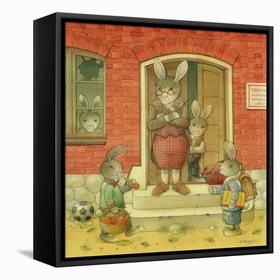 Hare School, 2006-Kestutis Kasparavicius-Framed Stretched Canvas