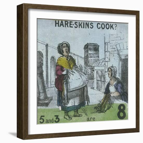 Hare-Skins Cook?, Cries of London, C1840-TH Jones-Framed Giclee Print