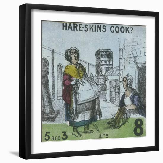 Hare-Skins Cook?, Cries of London, C1840-TH Jones-Framed Giclee Print