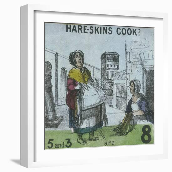 Hare-Skins Cook?, Cries of London, C1840-TH Jones-Framed Giclee Print