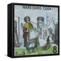 Hare-Skins Cook?, Cries of London, C1840-TH Jones-Framed Stretched Canvas