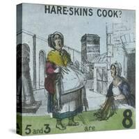 Hare-Skins Cook?, Cries of London, C1840-TH Jones-Stretched Canvas