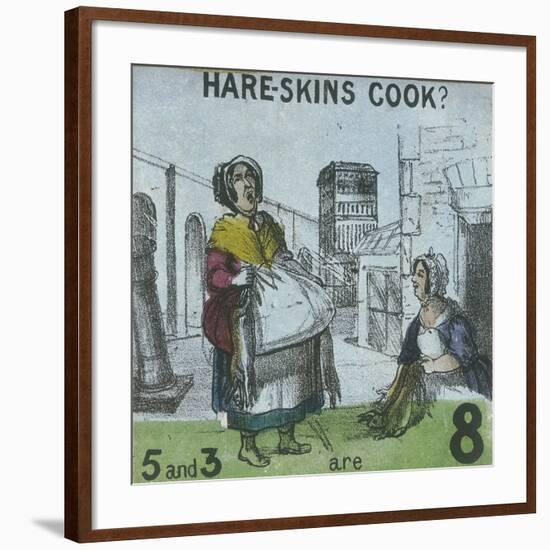 Hare-Skins Cook?, Cries of London, C1840-TH Jones-Framed Giclee Print