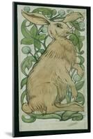 Hare (W/C on Paper)-William De Morgan-Mounted Giclee Print