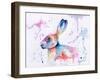 Hare Watercolour-Sarah Stribbling-Framed Art Print