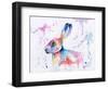 Hare Watercolour-Sarah Stribbling-Framed Art Print