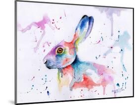 Hare Watercolour-Sarah Stribbling-Mounted Art Print