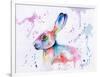 Hare Watercolour-Sarah Stribbling-Framed Art Print