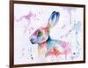 Hare Watercolour-Sarah Stribbling-Framed Art Print