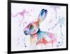 Hare Watercolour-Sarah Stribbling-Framed Art Print