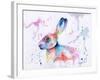 Hare Watercolour-Sarah Stribbling-Framed Art Print