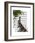 Hare with Butterfly Cloak-Fab Funky-Framed Art Print