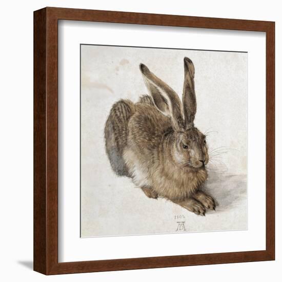 Hare-Albrecht Dürer-Framed Art Print