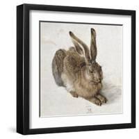 Hare-Albrecht Dürer-Framed Art Print