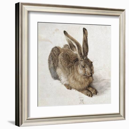 Hare-Albrecht Dürer-Framed Art Print