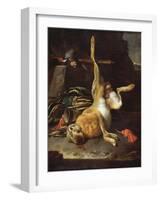 Hare-Melchior de Hondecoeter-Framed Giclee Print