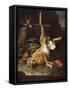 Hare-Melchior de Hondecoeter-Framed Stretched Canvas
