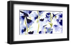 Harebelle-Bluebellgray-Framed Art Print