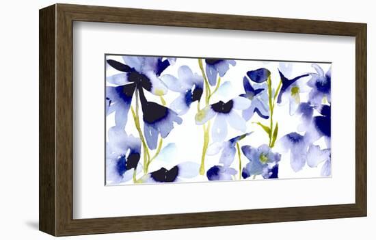 Harebelle-Bluebellgray-Framed Art Print