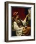 Harem Beauty holding a Bird-Jan Portielje-Framed Premium Giclee Print