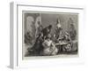 Harem Life in Turkey, I, the Family of a Turkish Bey at Dinner-null-Framed Giclee Print