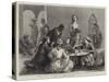 Harem Life in Turkey, I, the Family of a Turkish Bey at Dinner-null-Stretched Canvas