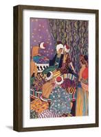 Harem Scene-null-Framed Art Print